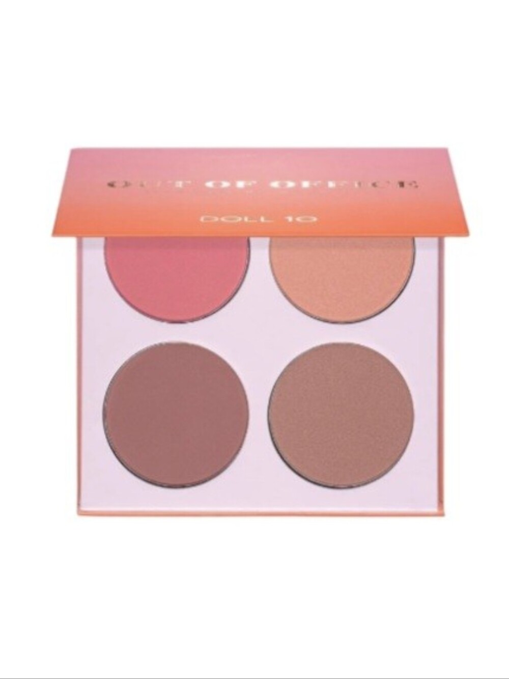 DOLL 10 Out of Office Talc-Free Blush Palette - New - Picture 2 of 2
